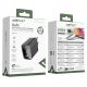 4. Acefast A108 GaN PD 67W 2xUSB-C 1xUSB-A Wandladegerät - Schwarz