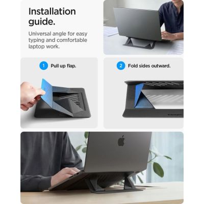 13. Spigen SlimFold LD201-S6 Laptopständer – Grau