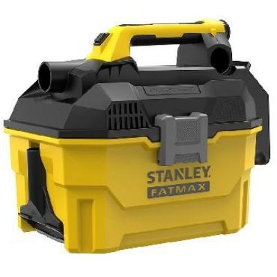 11. Stanley FATMAX SFMCV002B-XJ Staubsauger, 7,5-Liter-Trommelsauger, beutellos, für Trocken- und Nasssauganlagen