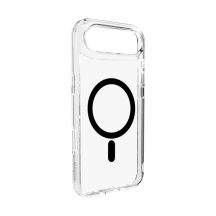 Puro Lite Mag TPU+PC Hülle kompatibel mit MagSafe für iPhone 17 Air - Transparent mit schwarzem Ring