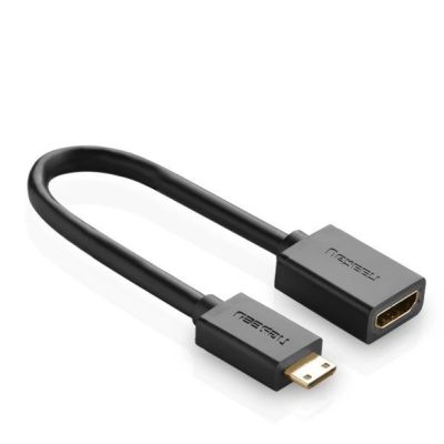 11. Ugreen adapterkabel HDMI (Buchse) - mini HDMI (Stecker) 4K 60 Hz Ethernet HEC ARC Audio 32 Kanäle 22 cm schwarz (20137)