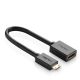 11. Ugreen adapterkabel HDMI (Buchse) - mini HDMI (Stecker) 4K 60 Hz Ethernet HEC ARC Audio 32 Kanäle 22 cm schwarz (20137)