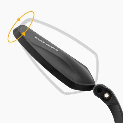 4. Rockbros 26210001003 Rückspiegel links für Fahrräder – Schwarz
