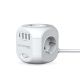 RealPower Steckdosenwürfel PowerBox 431 + 3xUSB-A / 1xUSB-C