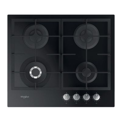 6. Whirlpool AKTL 629/NB1 Kochfeld Schwarz Einbau 59 cm Gas 4 Kochzonen