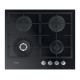 6. Whirlpool AKTL 629/NB1 Kochfeld Schwarz Einbau 59 cm Gas 4 Kochzonen