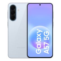 Samsung Galaxy A57 5G, 17 cm (6,7 Zoll), Dual-SIM, Android 16.0, USB Typ-C, 8 GB RAM, 128 GB interner Speicher, 5000 mAh Akku, Blau