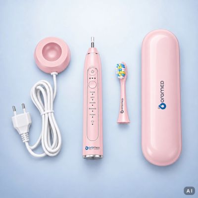 7. Schallzahnbürste ORO SONIC NEXT PRO PINK OROMED