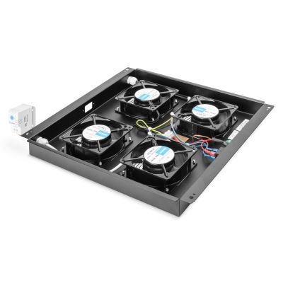 9. Dachlüfter für Serverschrank Digitus DN-19 FAN-4-BN (für Unique & Varioflex-N und Dynamic Basic)