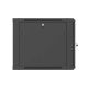 5. Lanberg 19" 9U 600x600 schwarzer Wandschrank mit perforierten Türen (flach verpackt)