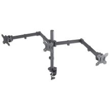 Manhattan 461658 Monitorhalterung/Ständer 68,6 cm (27") Schreibtisch Schwarz