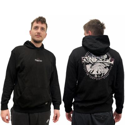 5. O'Neill Aguazul Herren-Hoodie in Schwarz mit modischem Känguru-Motiv