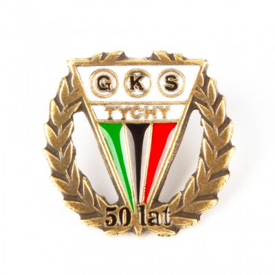 6. Anstecknadel zum 50. Jubiläum von GKS Tychy