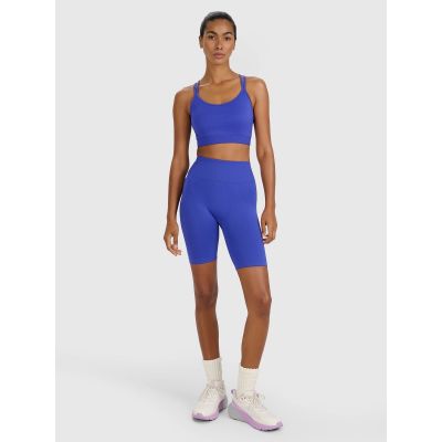 4. Nahtlose Radsport-Trainingsleggings für Damen 4F 4FWAW25TFSTF084-36S