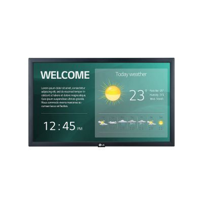 9. LG 22SM3G-B Digital Signage Display 54,6 cm (21,5 Zoll) IPS Wi-Fi 250 cd/m² Full HD Schwarz Integrierter Prozessor 16/7
