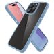 3. Spigen Crystal Hybrid-Hülle für iPhone 15 Pro Max – transparent und blau