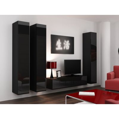 8. TV-Schrank VIGO '140' 30/140/40 schwarz/schwarz