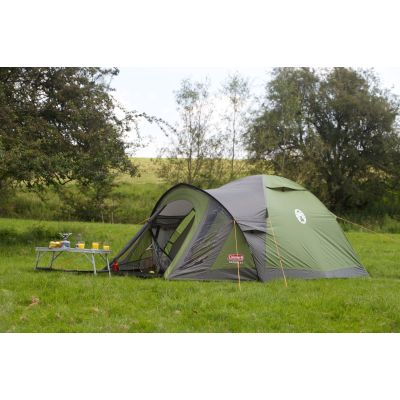 3. Coleman Darwin 3 Plus 3-Personen-Zelt Grün - Grau
