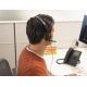 POLY Blackwire 5210 Einohr-USB-C-Headset + 3,5-mm-Klinkenstecker + USB-C/A-Adapter