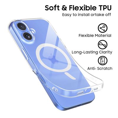 5. Tech-Protect FlexAir MagSafe iPhone 16 Hülle - Transparent