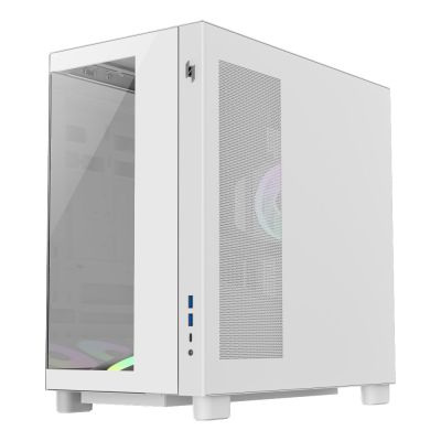 11. Gamemax-Gehäuse | NEX C53 WH | ATX/BTF