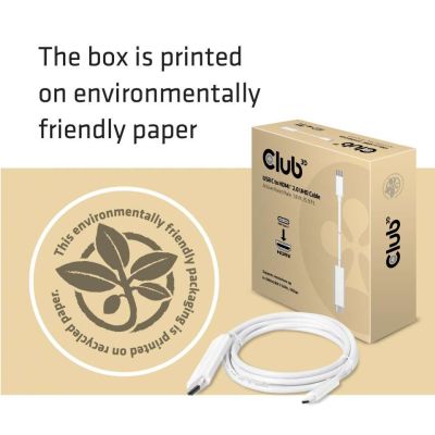 6. CLUB3D USB C zu HDMI™ 2.0 UHD Kabel Aktiv 1,8 m / 5,9 Fuß