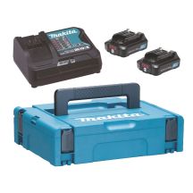 MAKITA Netzteil-Kit 12V 2x2,0Ah (BL1021Bx2+DC10SB) MAKPAC