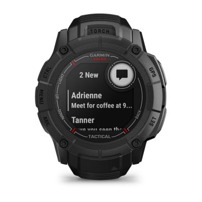 24. Garmin Instinct 2X Solar Tactical Edition Schwarze Uhr