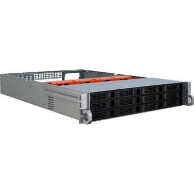 2. Inter-Tech IPC 2U-2412 Rack Schwarz, Silber