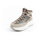 3. Lee Cooper Damen Sport-Sneaker, modisch, bequem, Overknee, beige