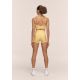 4. CASALL Ultra High Waist Hot Pant Damen-Trainingsleggings Gelb