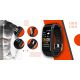 2. Smartwatch GIEWONT Schwarz Orange 2 Armbänder GW200-9