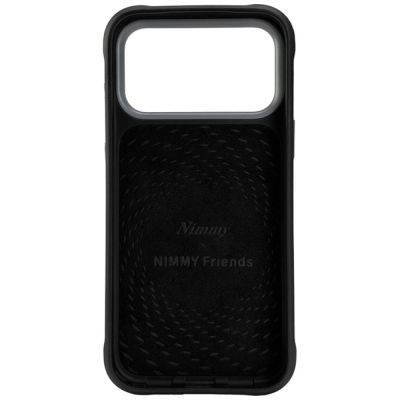 2. Nimmy MagSafe-Hülle mit großem Panda-Motiv und großen Augen für iPhone 18 Pro Max / 17 Pro Max – Schwarz