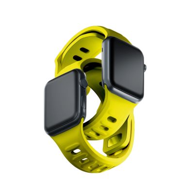 11. 3mk Silikon- Watch für Apple Watch 38/40/41 mm – Gelb
