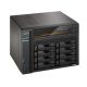 4. NAS Asustor AS6808T; Tower; 8x (3,5" SATA HDD/ 2,5" SSD); AMD Ryzen Embedded V3C14; 16 GB ECC DDR5 SODIMM (max. 64 GB), 2x 10GbE, 2x 5GbE, 4x M.2 2280 NVMe PCIe 4.0, 2x USB 4.0, 2x USB 3.2 Gen, 1x optionale 10GbE-Karte