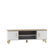 RTV LOTTA 160 2D2K Weiß + Sonoma Eiche