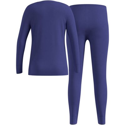 3. Thermounterwäsche - Odlo Set lang MERINO 200 Größe 128cm Blau