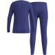 3. Thermounterwäsche - Odlo Set lang MERINO 200 Größe 128cm Blau