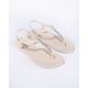 3. Ipanema Sandal Class Damen-Flip-Flop-Sandalen in Beige mit Strasssteinen