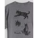 6. Locker geschnittenes Damen-T-Shirt mit Aufdruck 4F 4FKAW26TTSHF4506-26S
