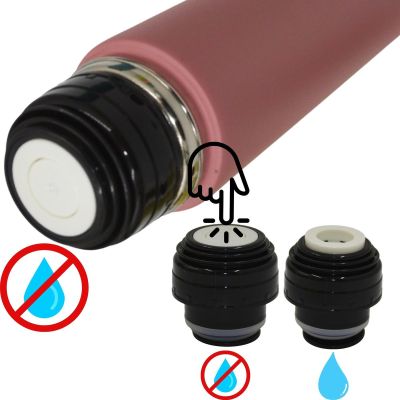 8. Reisethermoskanne 500 ml, hochwertige Haushaltswaren, rosa