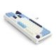 5. REDRAGON K728WBB-RGB-PRO Antonium Pro Tastatur USB + RF Wireless + Bluetooth Weiß, Blau