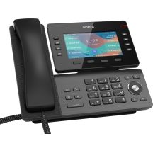 Snom D862 VoIP-Telefon, schwarzes LCD-Display