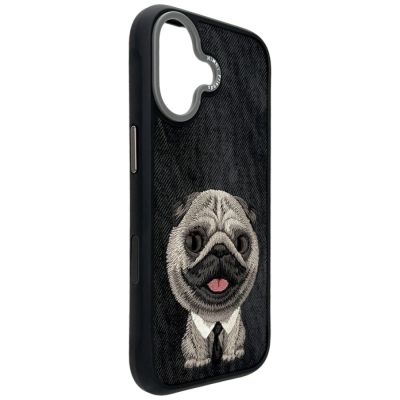 5. Nimmy Big Eyed Pet 2.0 Hunde-Hülle für iPhone 17 - Schwarz