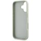 7. Guess Grained Big 4G Logo Small Classic Logo Hülle für iPhone 16 - Grün