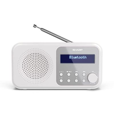 6. Sharp DR-P420 DR-P420WHP Tragbares Radio Weiß