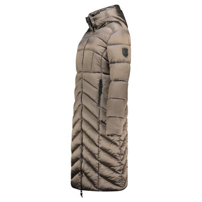 3. Geographical Norway Blanche Long Taupe DB Lady 0116 Taupe Damenjacke (WZ5490F/GN-Taupe)