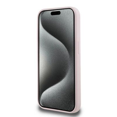 5. Karl Lagerfeld Silikon Karl&Choupette MagSafe Case für iPhone 15 Pro Max - Pink