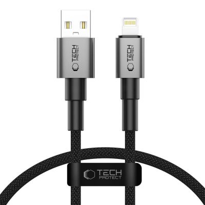 Tech-Protect Ultraboost DNA USB-A / Lightning Kabel 12W/2.4A 25cm - Grau