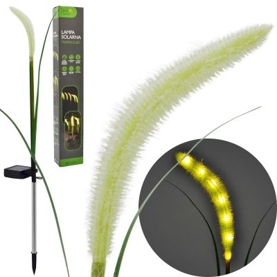 Solar-Graslampe mit 6 LEDs, 75 cm